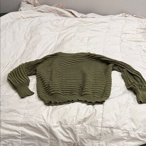 SHEIN Olive Knit Women's Sweater